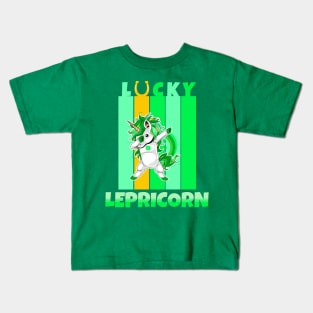 Lucky lepricorn Kids T-Shirt